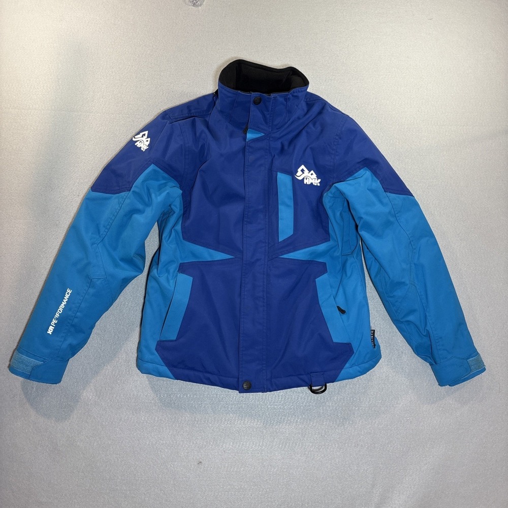 HMK Outerwear Technology Women Small Full Zip Jacket Reflective Heavy Parka NOTE